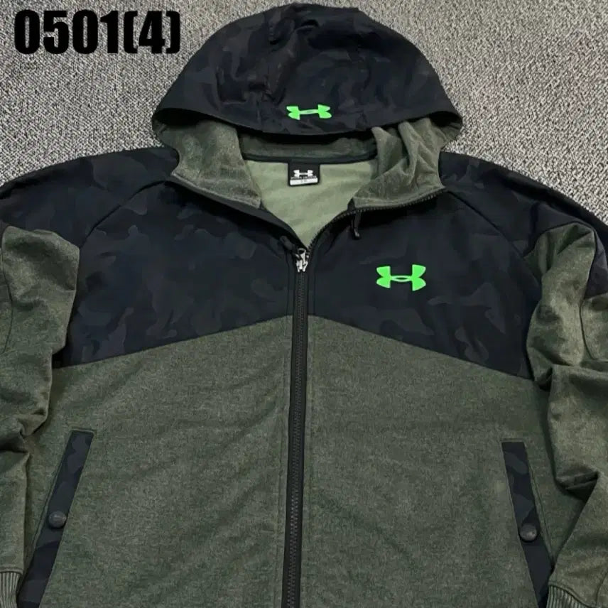 [BUNJANG] Under Armour Hooded Zip-Up Jacket L / 언더아머 후드 집업 L | 0501