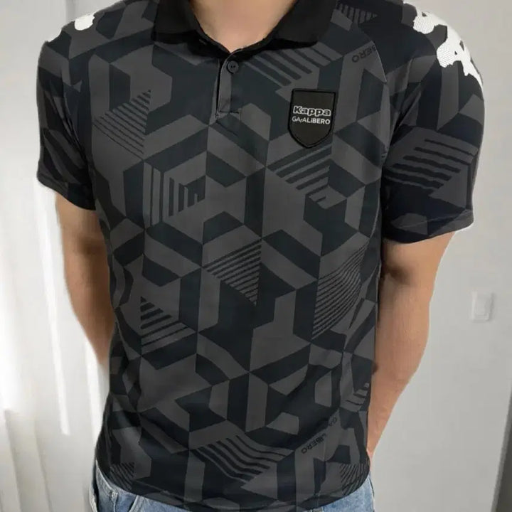 [BUNJANG] Kappa Colorblock Polo Shirt / Kappa 카파 배색 카라티 M / 세탁완료