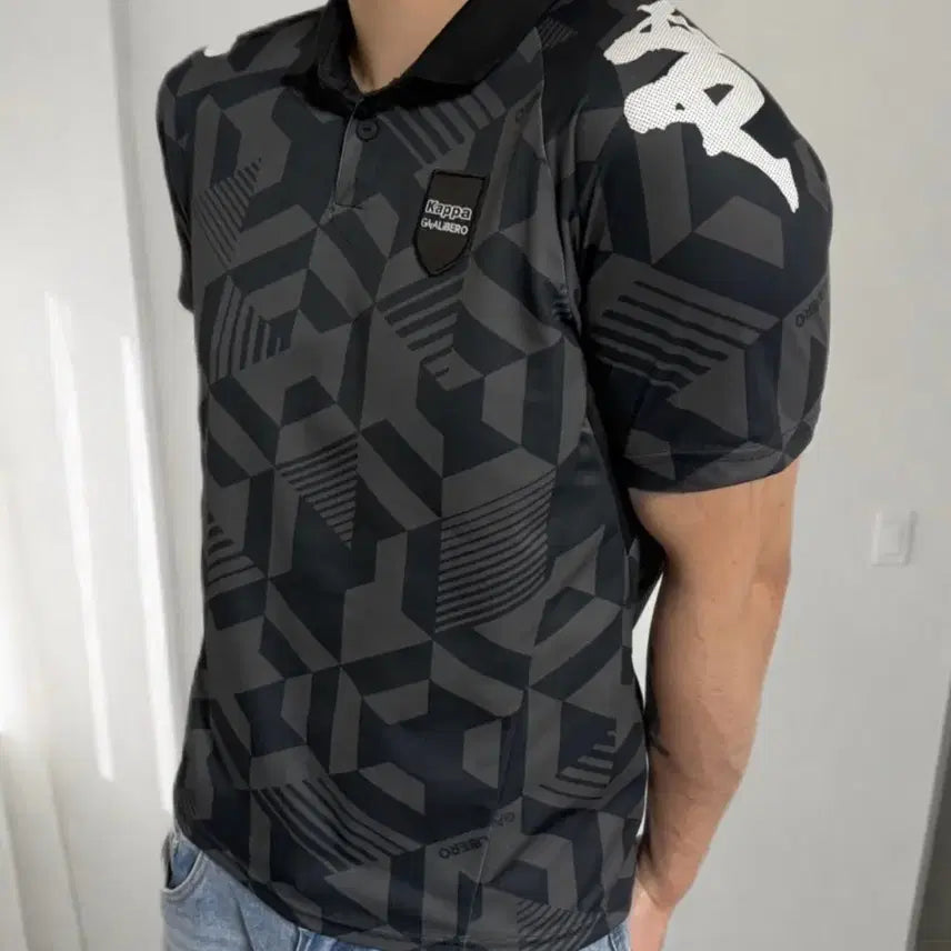 [BUNJANG] Kappa Colorblock Polo Shirt / Kappa 카파 배색 카라티 M / 세탁완료