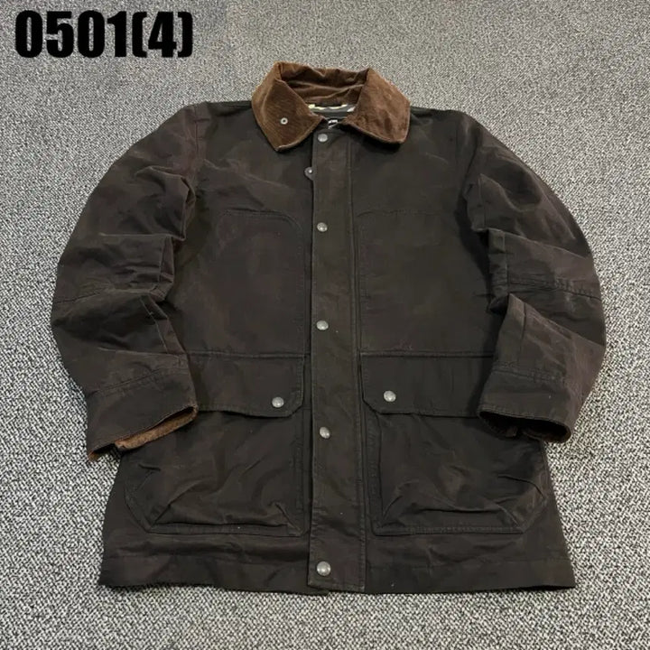 [BUNJANG] Vintage Turn-Down Collar Field Jacket M / 빈티지 카라 야상 자켓 M | 0501