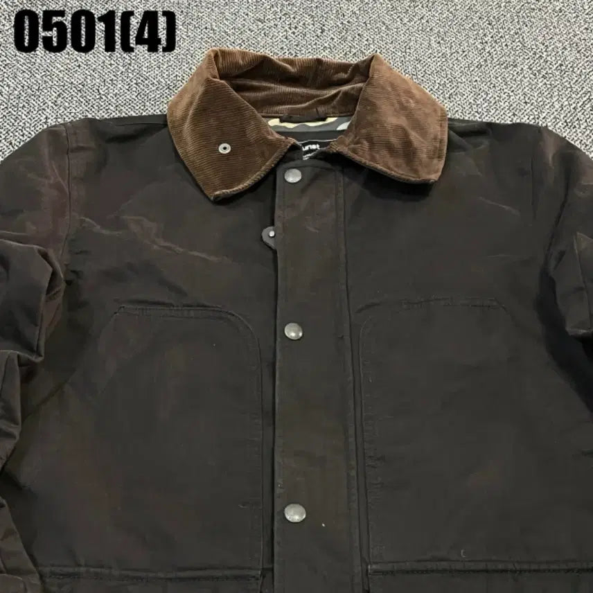 [BUNJANG] Vintage Turn-Down Collar Field Jacket M / 빈티지 카라 야상 자켓 M | 0501