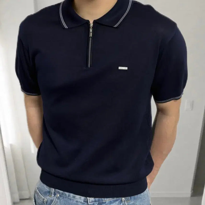 [BUNJANG] Parkland Navy Short-Sleeve T-Shirt (Size 95) / 파크랜드 네이비 반팔티 95 / 세탁완료