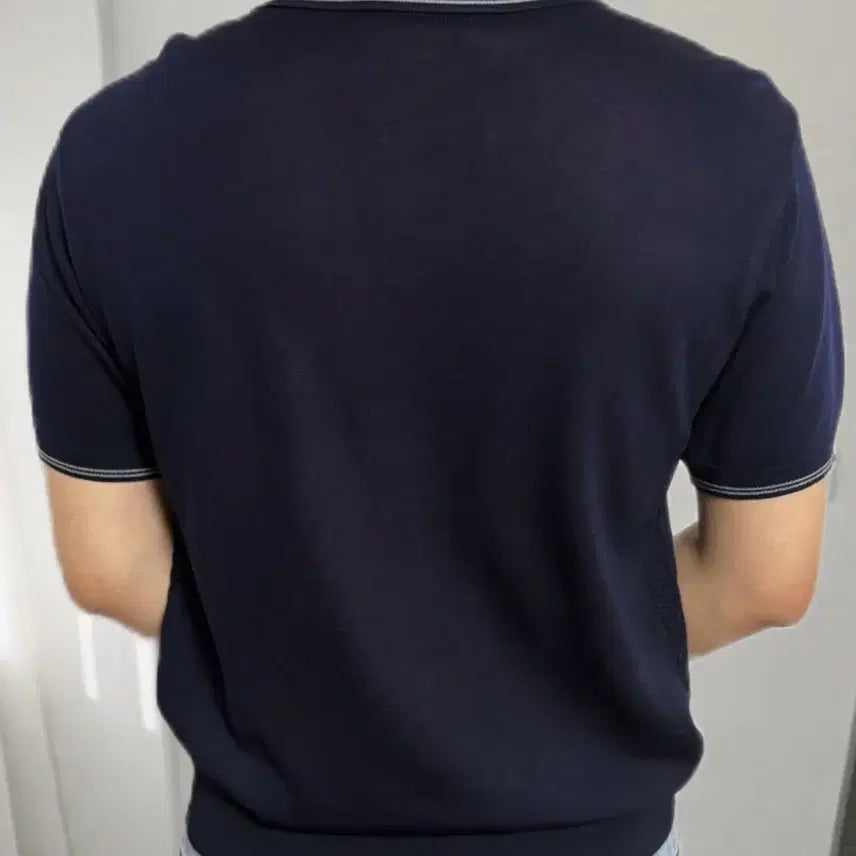 [BUNJANG] Parkland Navy Short-Sleeve T-Shirt (Size 95) / 파크랜드 네이비 반팔티 95 / 세탁완료