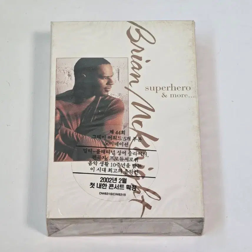 [BUNJANG] Brian McKnight Superhero &amp; More Cassette Tape (Korean Tour Commemorative Edition) - Sealed / [미개봉/희귀] 브라이언 맥나이트 Superhero &amp; More 카세트
