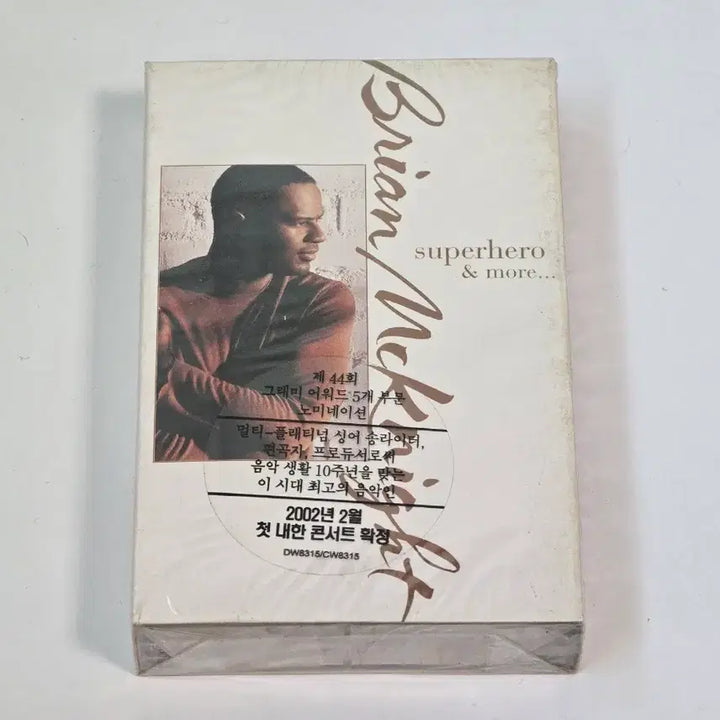 [BUNJANG] Brian McKnight Superhero &amp; More Cassette Tape (Korean Tour Commemorative Edition) - Sealed / [미개봉/희귀] 브라이언 맥나이트 Superhero &amp; More 카세트