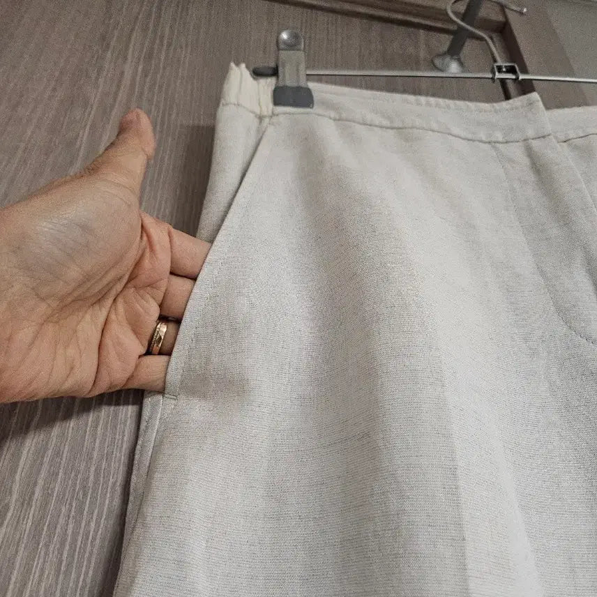 [BUNJANG] SJ.S.J. Linen Wide Pants / sjsj 린넨 와이드 팬츠 (새상품)