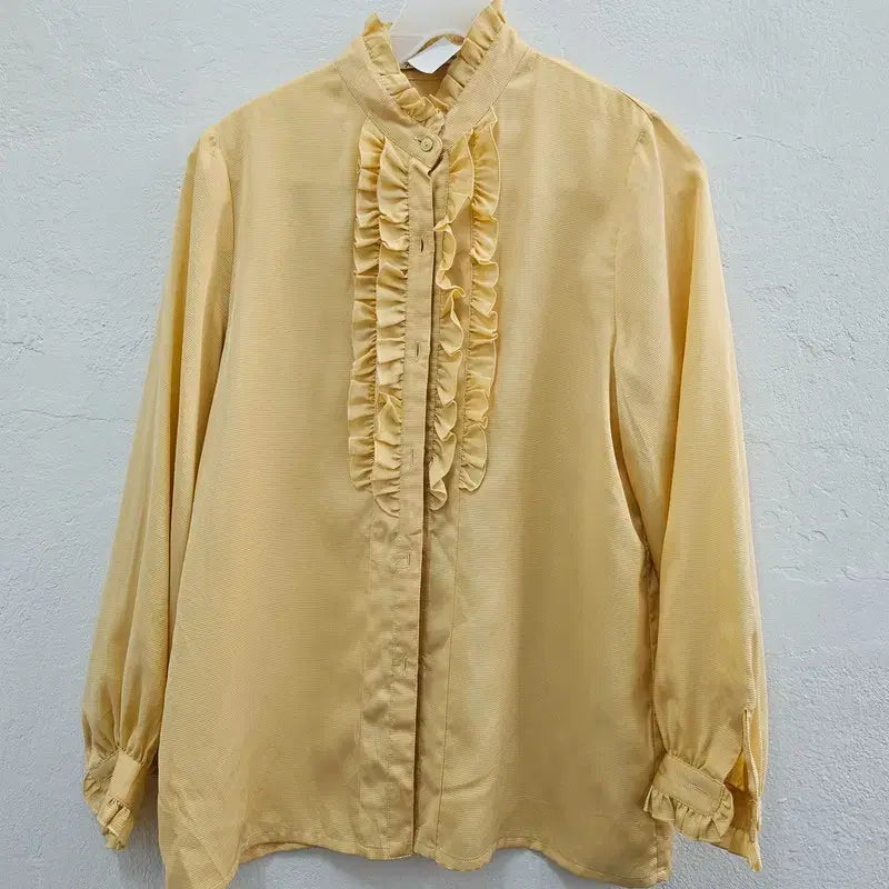 [BUNJANG] ROSA MINE Yellow Polyester Blouse / ROSA MINE 블라우스 여 66 J6232