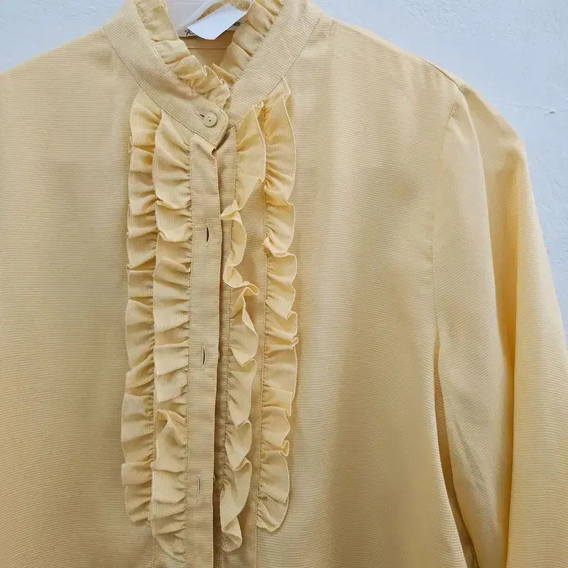 [BUNJANG] ROSA MINE Yellow Polyester Blouse / ROSA MINE 블라우스 여 66 J6232