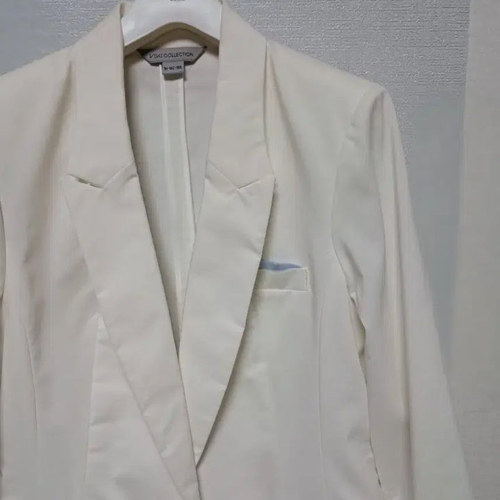 [BUNJANG] Vicky Ivory Linen Blend Summer Jacket / 비키 면마혼방 여름 아이보리 여성 자켓 66~마른77