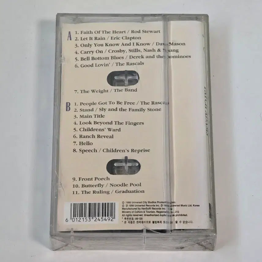 [BUNJANG] Patch Adams Original Soundtrack Cassette Tape (Sealed) / [미개봉/희귀] 영화 패치 아담스(Patch Adams) OST 카세트