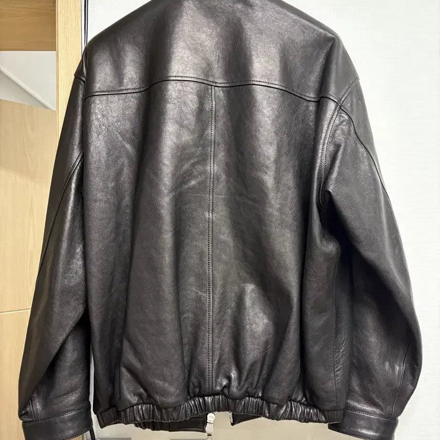 [BUNJANG] Steadyeverywhere SEW Leather Blouson Size 3 / 스테디에브리웨어 SEW 레더 블루종 3사이즈