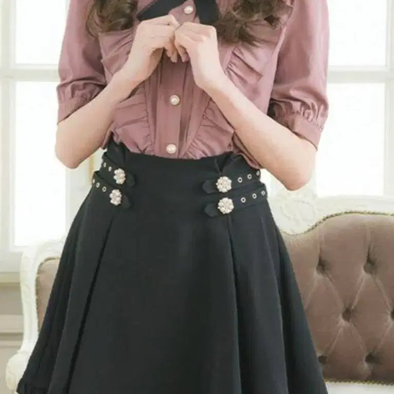 [BUNJANG] Rosita Bijou Jirai Kei Skirt / 로지타 비쥬 스커트 지뢰계 양지뢰 양산형지뢰계