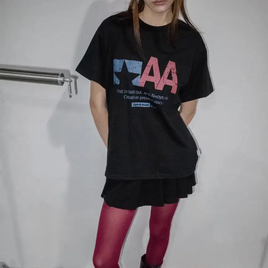 [BUNJANG] Chicks Always Win Short Sleeve T-Shirt Black / 칙스 올웨이즈 윈 반팔 티셔츠 블랙