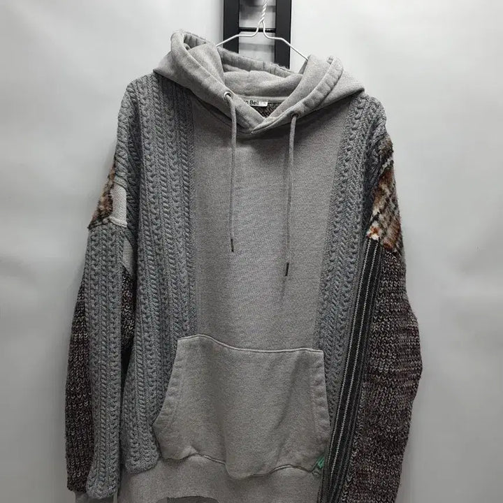 [BUNJANG] Andersson Bell Unisex Contrast Seoul Knit Hoodie XL / 앤더슨벨 니트 후드티 유니섹스 콘트라스트 서울 후디 xl
