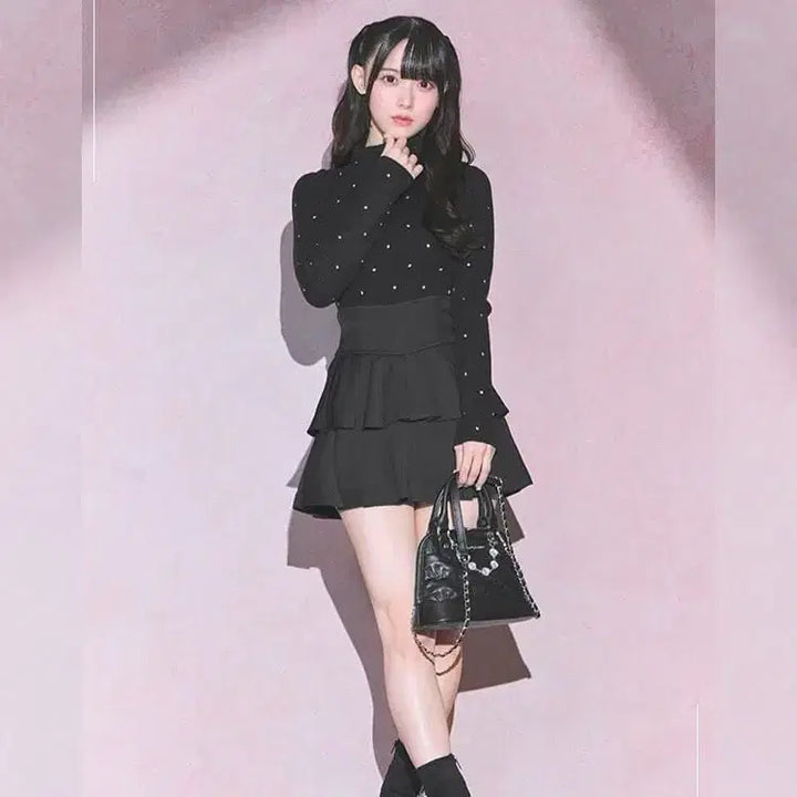 [BUNJANG] Michelle Macaron Ruffled Mini Skirt / 미셸마카롱 캉캉 미니스커트 스나계 지뢰계
