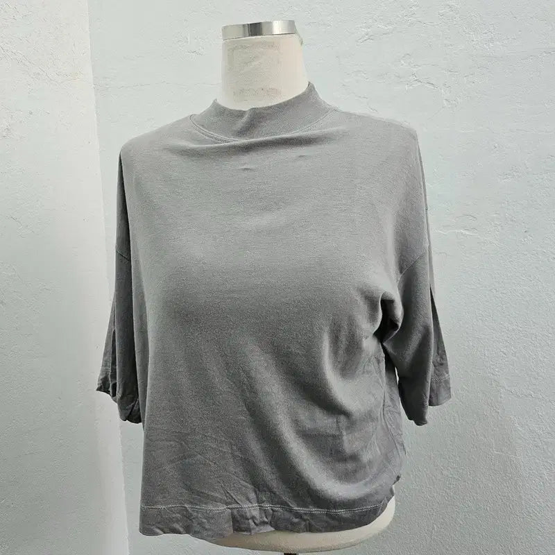 [BUNJANG] Bershka Light Grey Blouse - Size S / BERSHKA 블라우스 여 S J6237