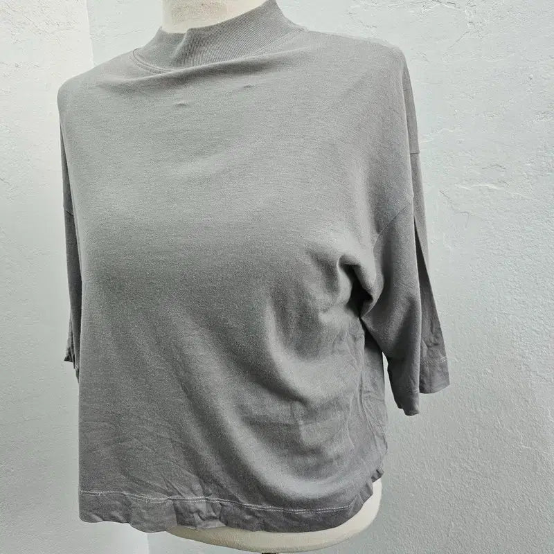 [BUNJANG] Bershka Light Grey Blouse - Size S / BERSHKA 블라우스 여 S J6237