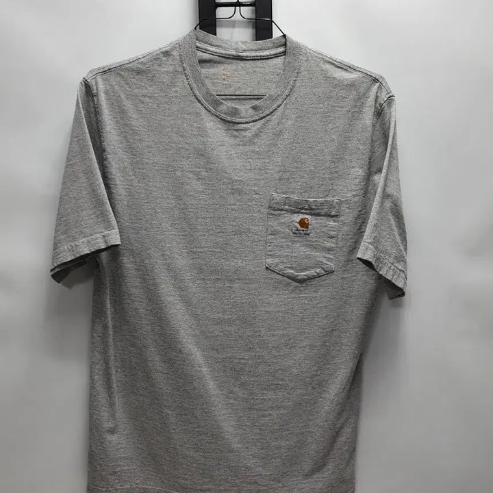 [BUNJANG] Carhartt Pocket T-Shirt Grey / 칼하트 포켓 반팔티 그레이