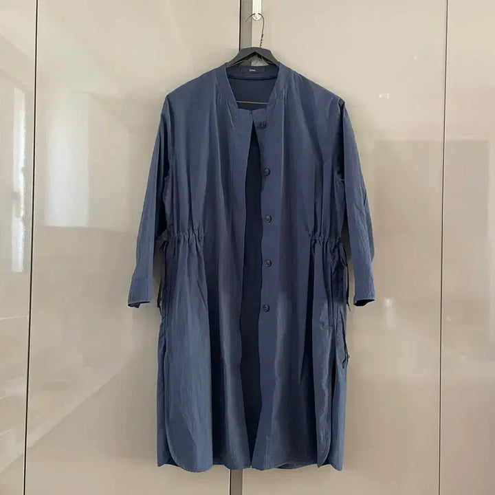 [BUNJANG] Datum Navy Long Jacket Cardigan Size 55 / Datum 롱 자켓 / 롱 가디건 55