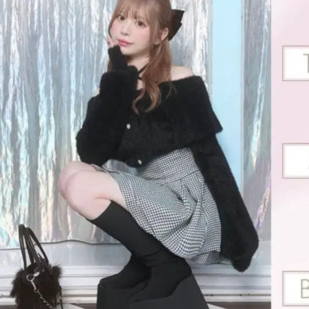[BUNJANG] Michelle Macaron Knit Jirei-kei / 미셸마카롱 니트 양지뢰 스나계 양산형 지뢰계
