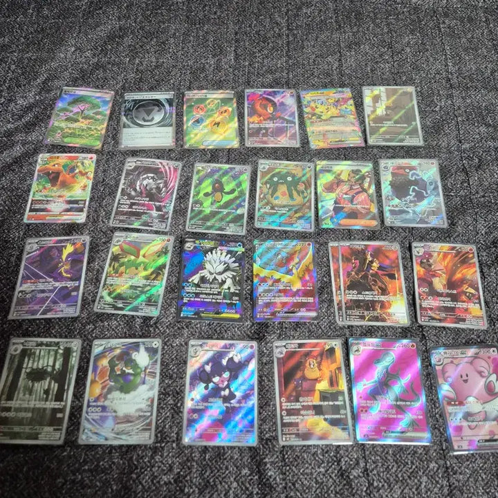 [BUNJANG] Pokemon Card Set (Meowscarada SAR, Garganacl SAR, Cyclizar AR) / 포켓몬카드 판매합니다. 유니란ar