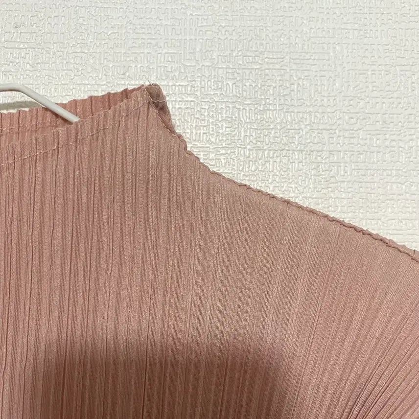 [BUNJANG] Pleated Pink Blouse / 플리츠 핑크 블라우스