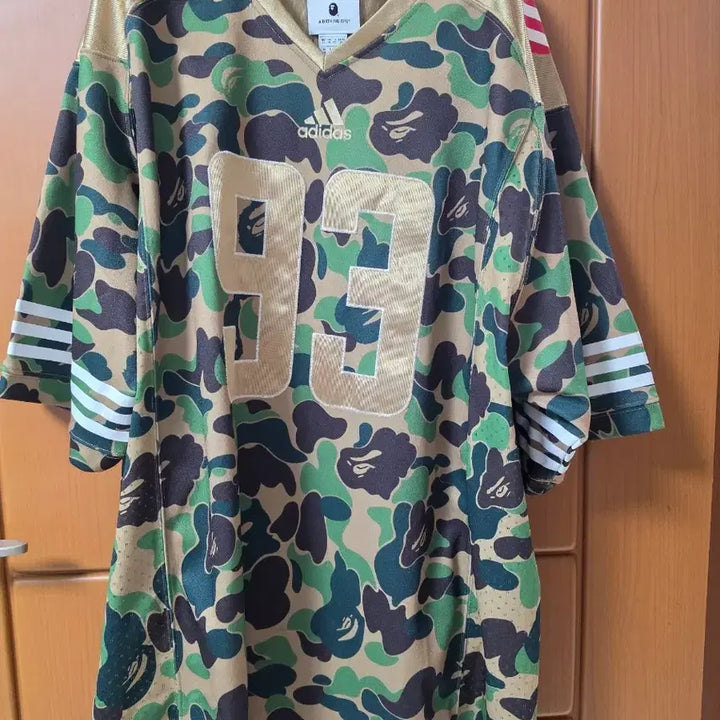 [BUNJANG] BAPE x Adidas Camo Pattern Jersey XL / 베이프X아디다스 져지 XL 민트급