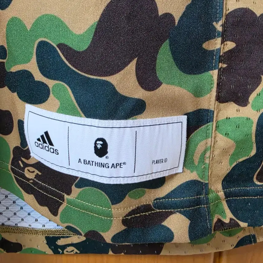 [BUNJANG] BAPE x Adidas Camo Pattern Jersey XL / 베이프X아디다스 져지 XL 민트급
