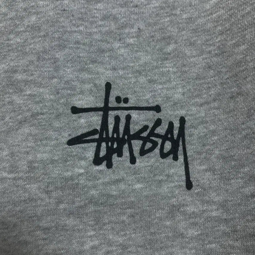 [SOLD OUT] 스투시 스탁 빅로고 그레이 후드 집업