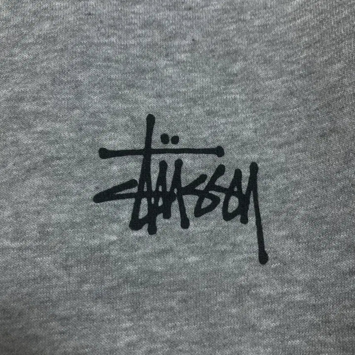 [SOLD OUT] 스투시 스탁 빅로고 그레이 후드 집업