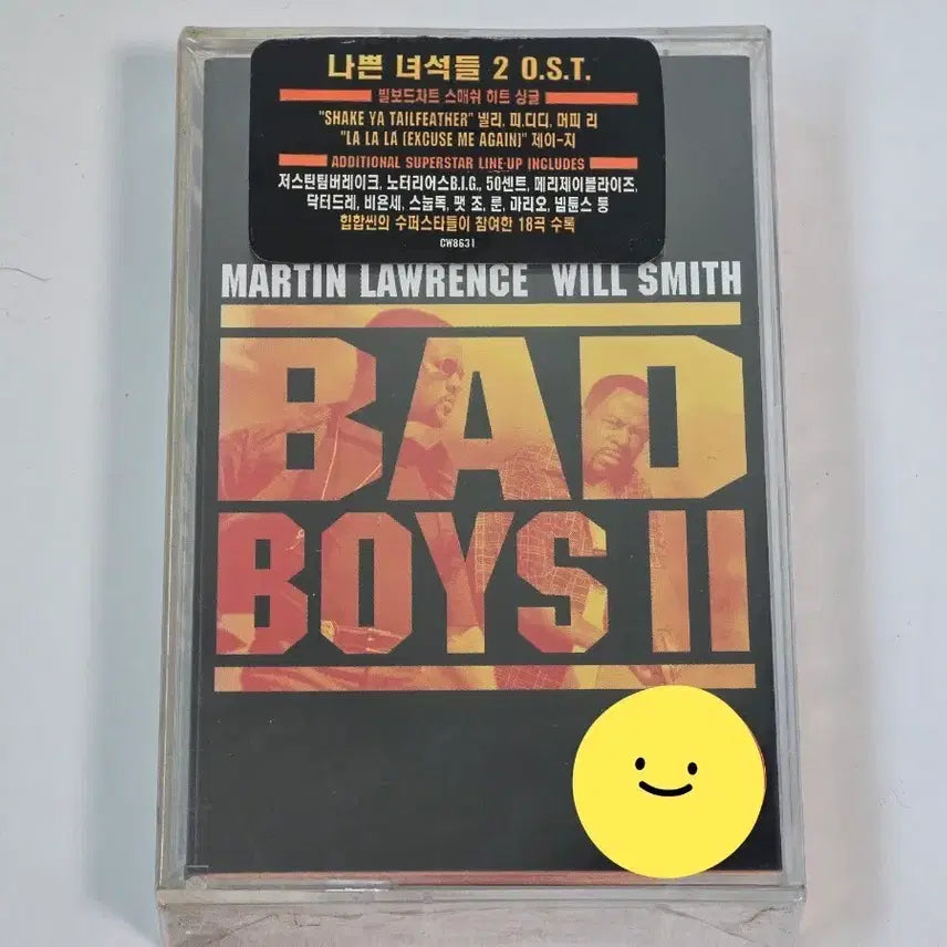 [BUNJANG] Bad Boys II OST Cassette Tape (Sealed, Rare) / [미개봉/희귀] 영화 나쁜 녀석들 2 OST 카세트 테이프 (Bad B