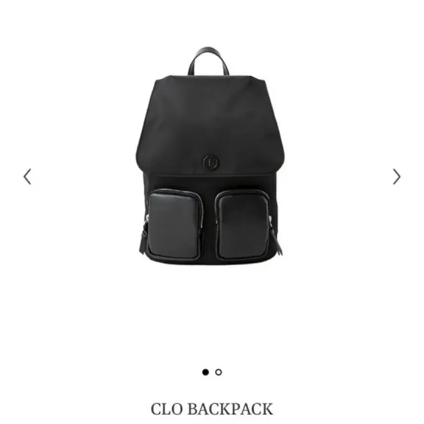 [BUNJANG] Minuit Möute Chloe Backpack Black / 미닛뮤트 클로 백팩 블랙