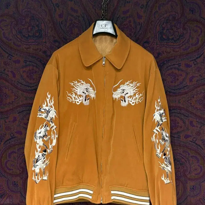 [BUNJANG] Reversible Dragon Embroidery Sukajan Jacket / mpq 리버시블 용자수 스카쟌