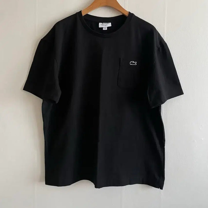 [BUNJANG] Lacoste Black Short Sleeve T-Shirt / 라코스테 블랙 반팔 티셔츠
