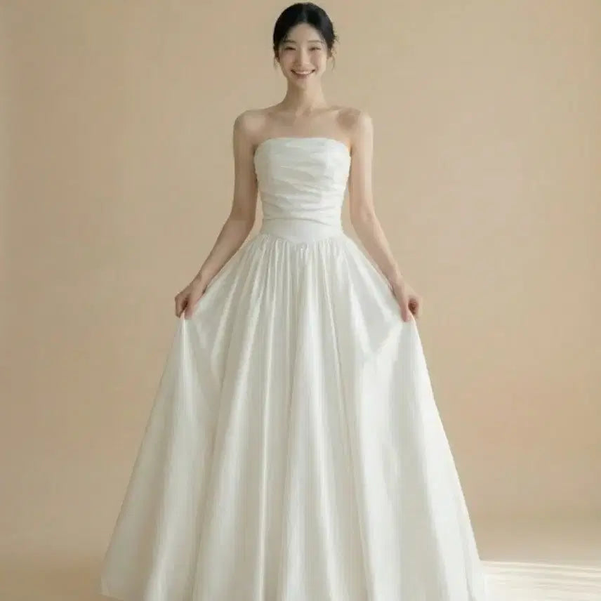 [BUNJANG] Self Wedding Dress Snap Moong Veil / 셀프 웨딩 드레스 스냅 무몽 베일즈