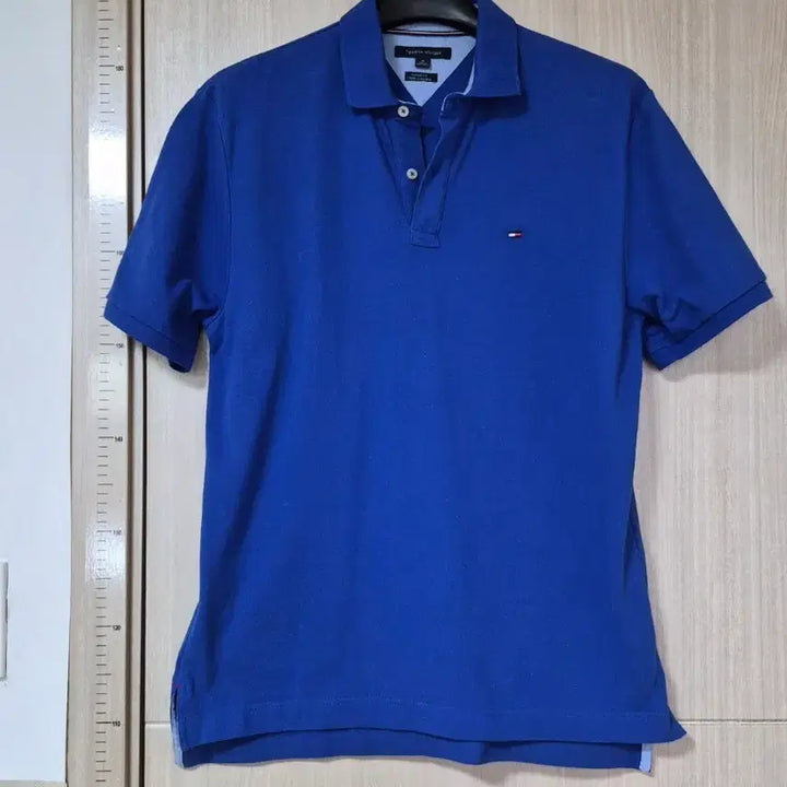 [BUNJANG] Tommy Hilfiger Blue Short Sleeve Polo T-Shirt / 타미힐피거 블루 반팔 폴로티