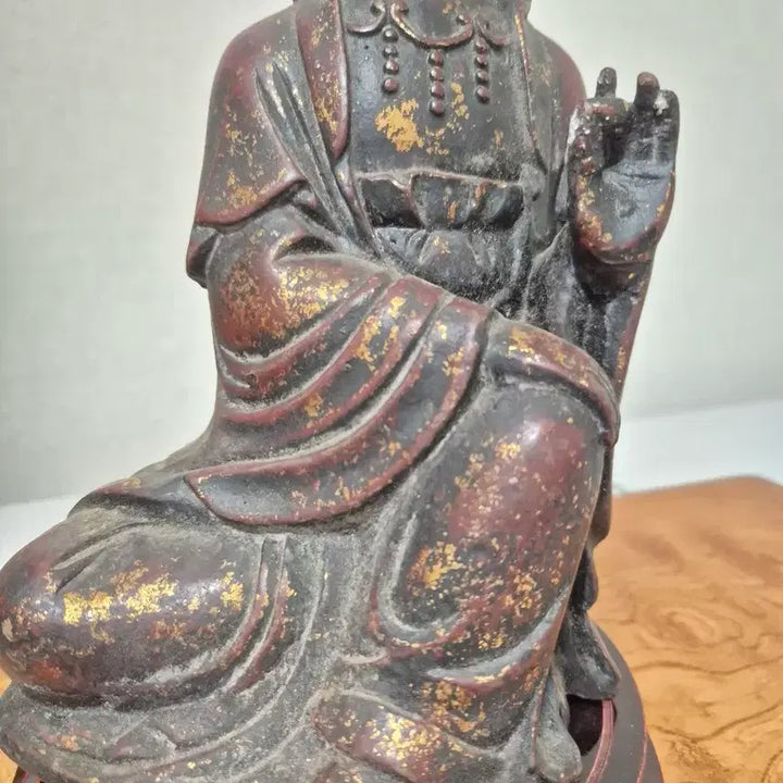 [BUNJANG] Gwanseumbosal Iron Statue / 관세음보살 좌상 불상