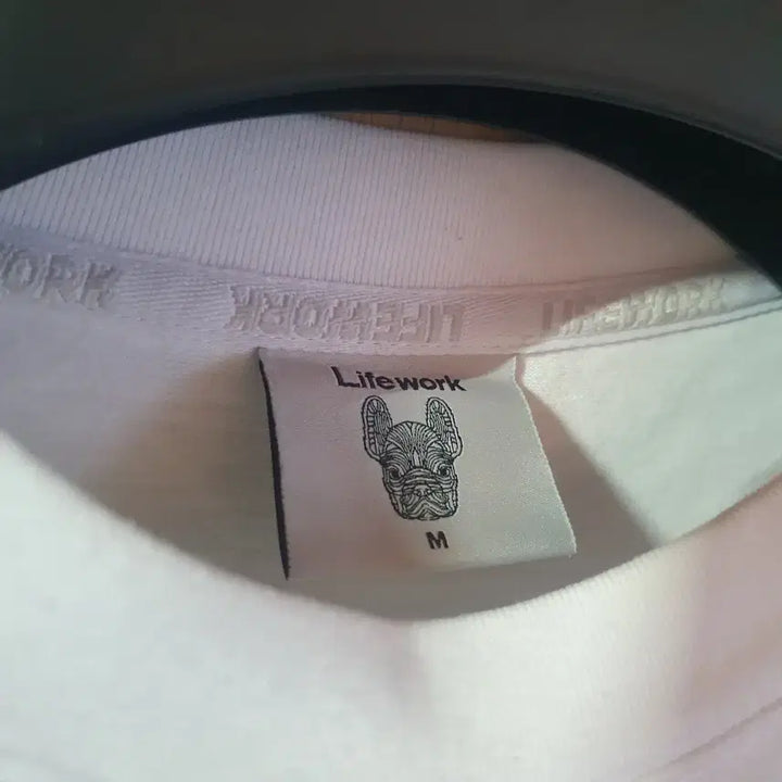 [BUNJANG] Life Work White Bear Graphic T-Shirt / 라이프워크 흰색 반팔 티셔츠m