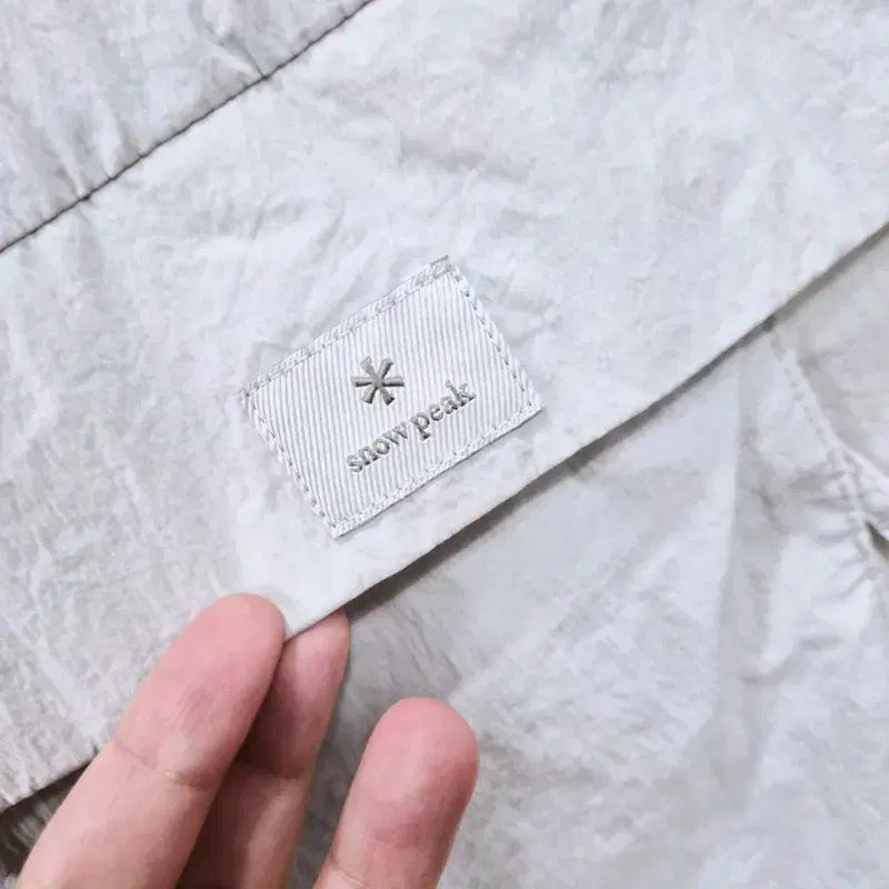 [BUNJANG] Snow Peak Half-Zip Anorak Hoodie / 스노우피크 반집업 아노락 후드