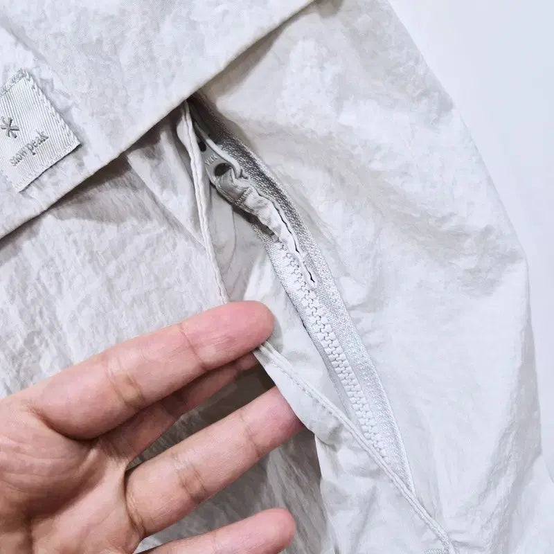 [BUNJANG] Snow Peak Half-Zip Anorak Hoodie / 스노우피크 반집업 아노락 후드