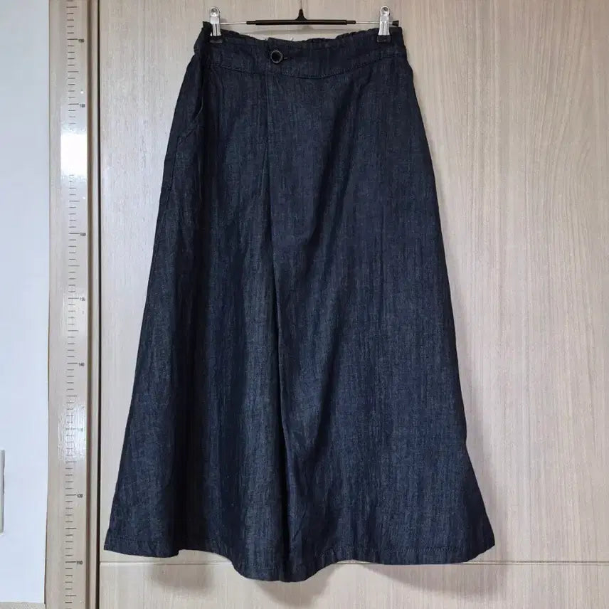[BUNJANG] Ozoc Denim Wide Long Pants Skirt Culottes / 오조크 청 데님 와이드 롱 팬츠 스커트 큐롯 66
