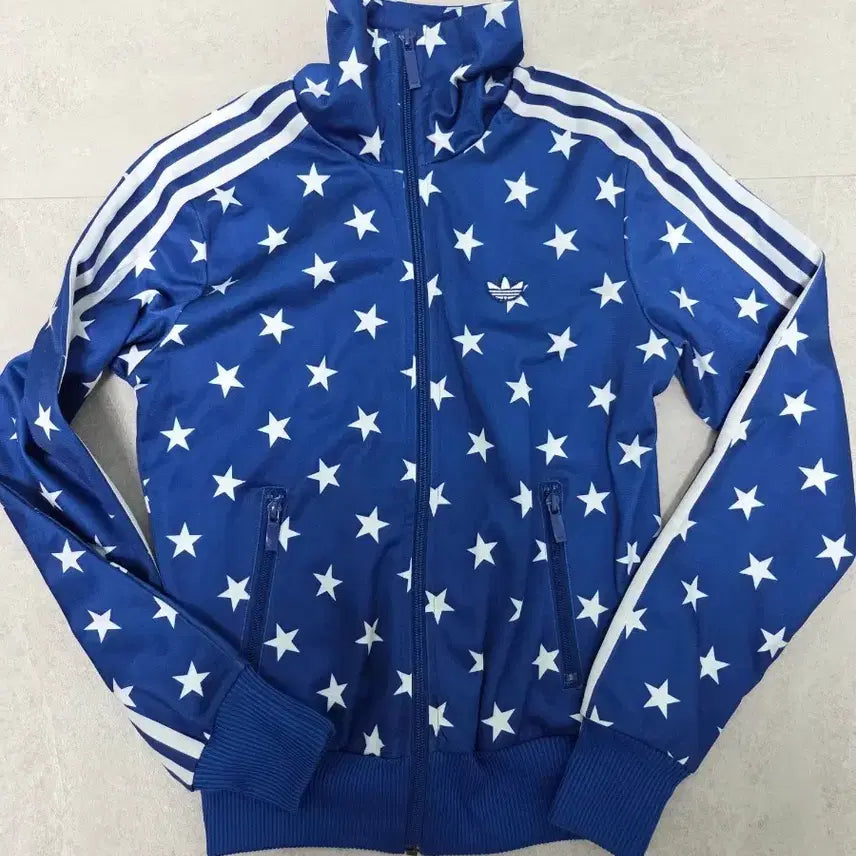 [BUNJANG] Adidas Originals Star Pattern Track Top Jersey / 아디다스 오리지널스 별 패턴 트랙탑 저지