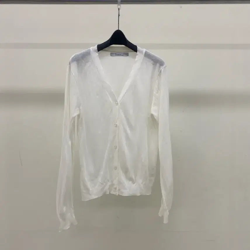 [BUNJANG] SOUP Summer Ivory V-Neck Cardigan / [SOUP] 여름 아이보리 V넥 가디건 (55추천)