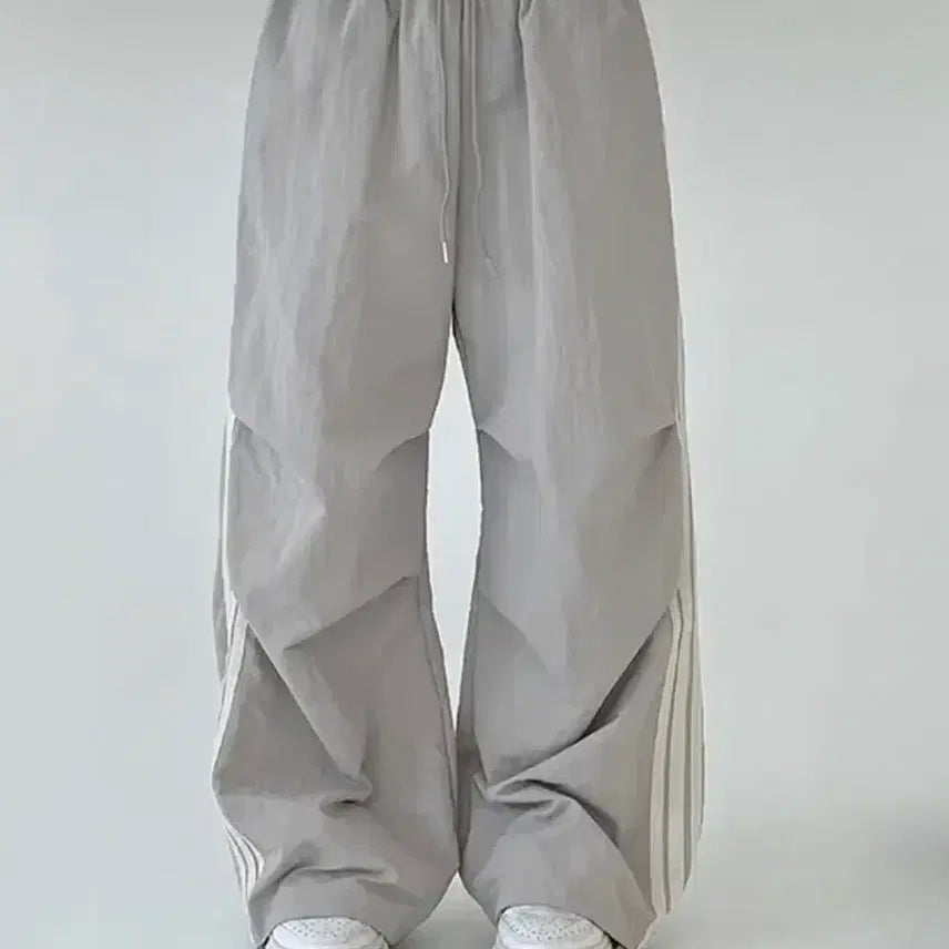 [BUNJANG] Light Beige String Training Pants / 연베이지 스트링 트레이닝 팬츠
