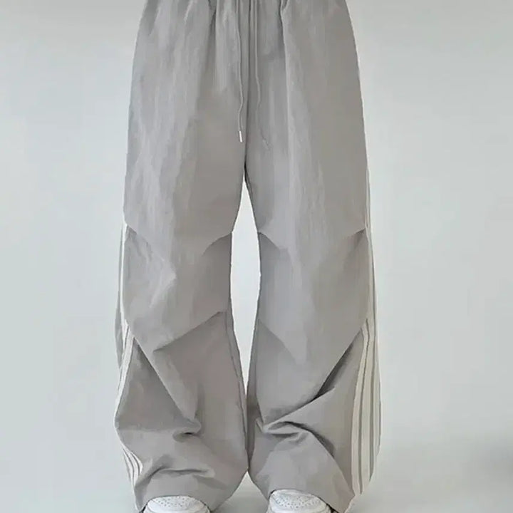 [BUNJANG] Light Beige String Training Pants / 연베이지 스트링 트레이닝 팬츠