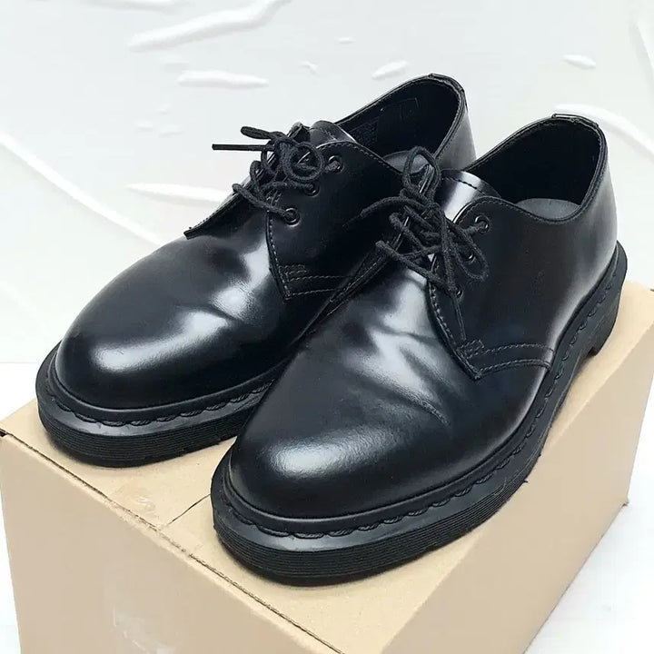 [BUNJANG] Dr. Martens 1461 Mono Black Derby Shoes / 닥터마틴(Dr. Martens) 1461 블랙 더비 슈즈 250