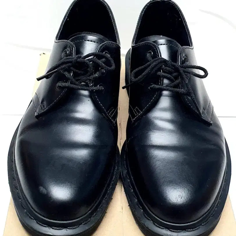 [BUNJANG] Dr. Martens 1461 Mono Black Derby Shoes / 닥터마틴(Dr. Martens) 1461 블랙 더비 슈즈 250