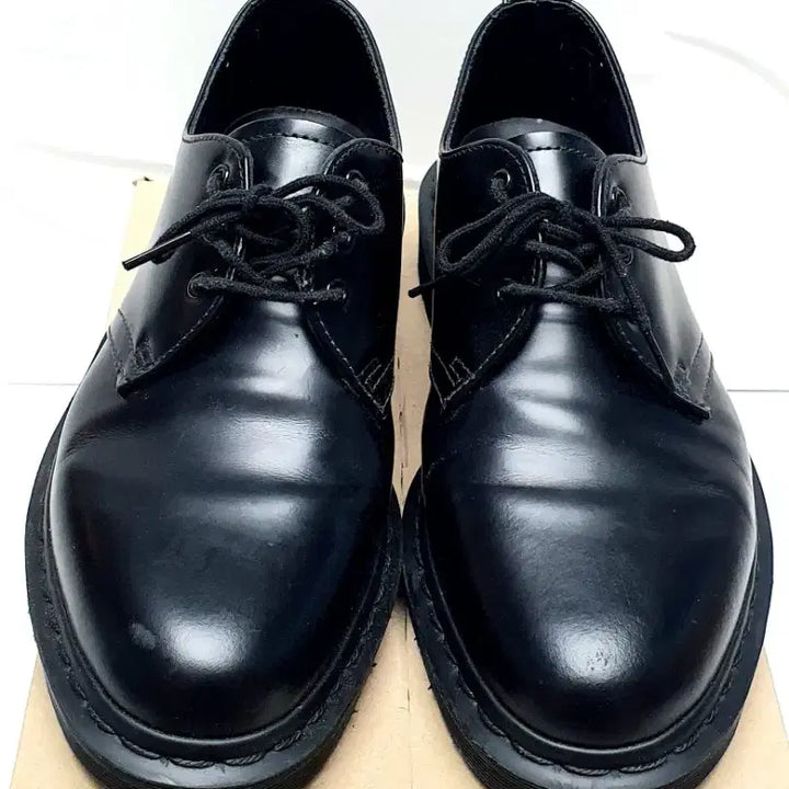 [BUNJANG] Dr. Martens 1461 Mono Black Derby Shoes / 닥터마틴(Dr. Martens) 1461 블랙 더비 슈즈 250
