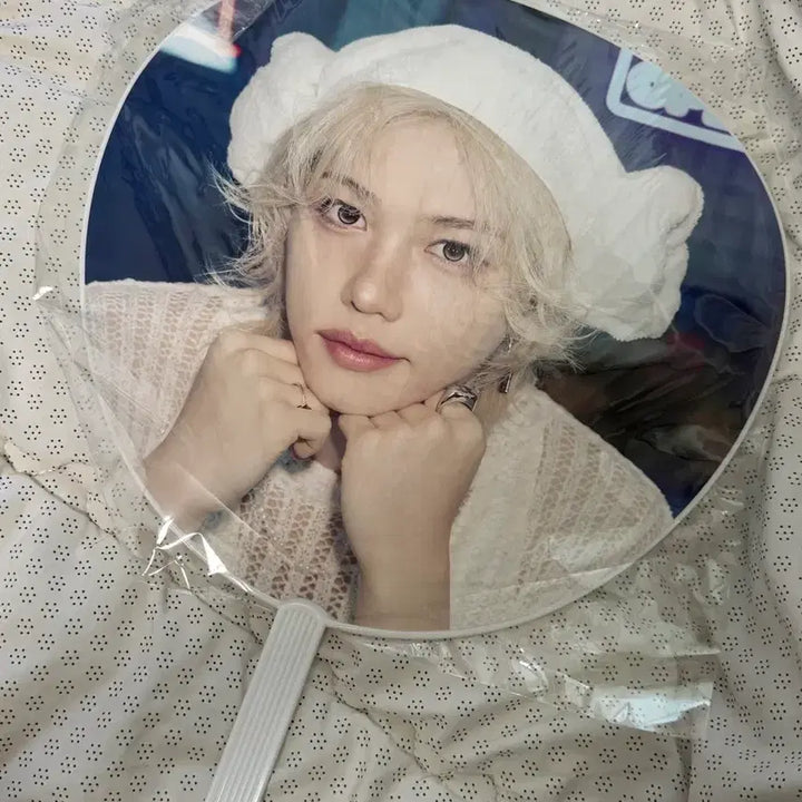 [BUNJANG] Stray Kids Felix Sauna Pop-up Uchiwa / 일본 도쿄 사우나 팝업 스트레이키즈 필릭스 우치와