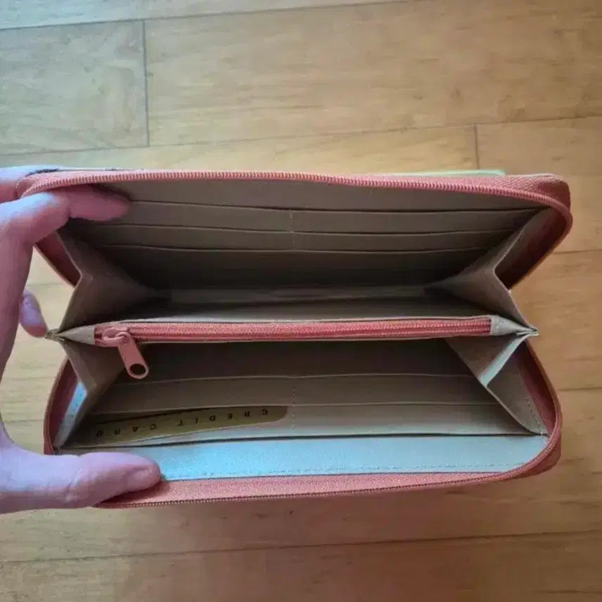 [BUNJANG] Korean Traditional Painting Long Wallet / 한국화 그림 장지갑 (새제품)